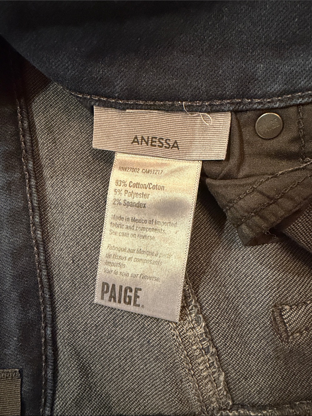 PAIGE Anessa Jeans in Bespoke - Picture 3 of 8